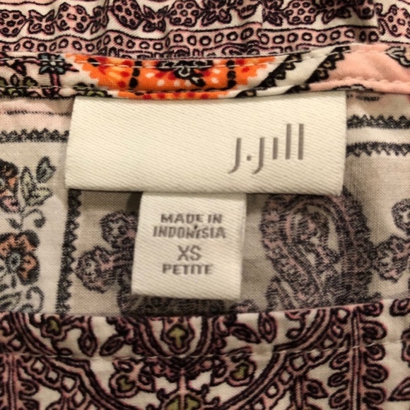 J. Jill Sleeveless Print Top - Picture 3 of 8